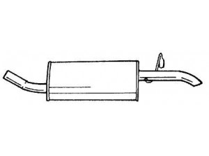 AKS DASIS SG25640 galinis duslintuvas 
 Išmetimo sistema -> Duslintuvas
6643786