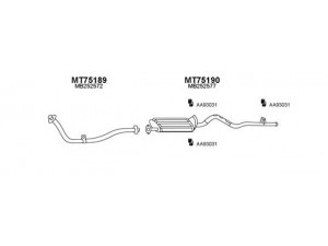 VENEPORTE 750009 išmetimo sistema