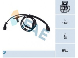 FAE 78029 jutiklis, rato greitis 
 Elektros įranga -> Jutikliai
1207330, 1207331, 2M21-2B372-BA