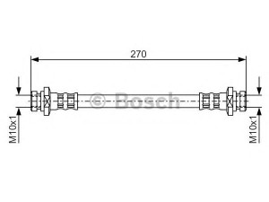 BOSCH 1 987 476 737 stabdžių žarnelė 
 Stabdžių sistema -> Stabdžių žarnelės
MB058592, MB238160, MB238169, MB857556
