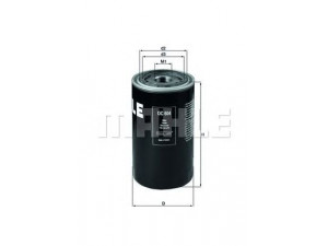 KNECHT OC 604 alyvos filtras 
 Techninės priežiūros dalys -> Techninės priežiūros intervalai
1399494, 4897898