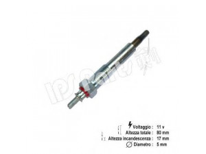 IPS Parts IDG-104 izoliatorius, kaitinimo žvakė 
 Kibirkšties / kaitinamasis uždegimas -> Kaitinimo kaištis