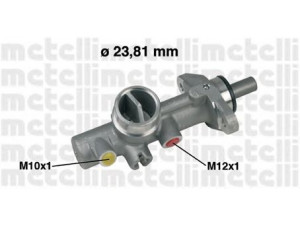 METELLI 05-0352 pagrindinis cilindras, stabdžiai 
 Stabdžių sistema -> Pagrindinis stabdžių cilindras
GMC90358