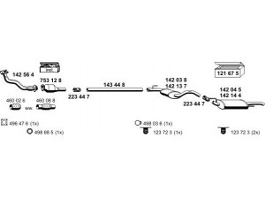 ERNST 070463 išmetimo sistema 
 Išmetimo sistema -> Išmetimo sistema, visa