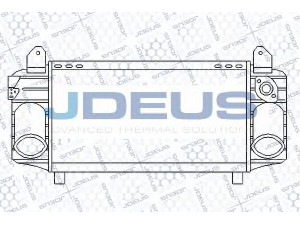 JDEUS 801M18A tarpinis suslėgto oro aušintuvas, kompresorius 
 Variklis -> Oro tiekimas -> Įkrovos agregatas (turbo/superįkrova) -> Tarpinis suslėgto oro aušintuvas
8Z0145804C, 8Z0145805, 8Z0145805B
