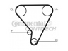 CONTITECH CT1033 paskirstymo diržas 
 Techninės priežiūros dalys -> Papildomas remontas
130280B700, 130280B725, 130280B785