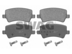 SWAG 50 91 6625 stabdžių trinkelių rinkinys, diskinis stabdys 
 Techninės priežiūros dalys -> Papildomas remontas
1 439 866, 1 459 450, 30794554