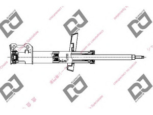 DJ PARTS DS1390GS amortizatorius 
 Pakaba -> Amortizatorius
344011, 344013, 344015, 344107