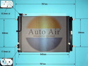 AUTO AIR GLOUCESTER 16-1989 kondensatorius, oro kondicionierius 
 Oro kondicionavimas -> Kondensatorius
4H0260401C, 4H0260403C