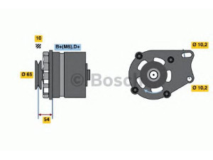 BOSCH 9 120 144 241 kintamosios srovės generatorius 
 Elektros įranga -> Kint. sr. generatorius/dalys -> Kintamosios srovės generatorius