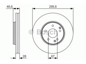 BOSCH 0 986 479 R79 stabdžių diskas 
 Dviratė transporto priemonės -> Stabdžių sistema -> Stabdžių diskai / priedai
05098 064AA, 5098 064AA, 203 421 05 12