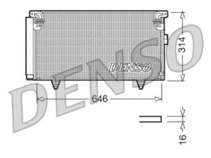 DENSO DCN36001 kondensatorius, oro kondicionierius 
 Oro kondicionavimas -> Kondensatorius
73210AG000