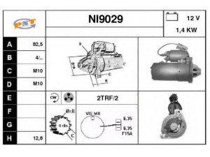 SNRA NI9029 starteris
M1T71681, 2330057M60, 2330057M70