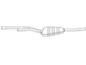 AKS DASIS SG10435 vidurinis duslintuvas