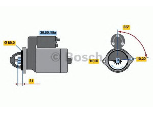 BOSCH 0 986 014 721 starteris 
 Elektros įranga -> Starterio sistema -> Starteris
ADU 8919, ADU 9801, GEU 4529, GXE 4529