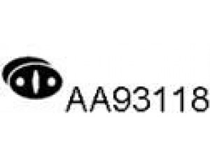 VENEPORTE AA93118 guminė juosta, išmetimo sistema
9365404