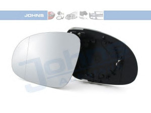 JOHNS 95 41 37-81 veidrodėlio stiklas, išorinis veidrodėlis 
 Kėbulas -> Keleivių kabina -> Veidrodėlis
1K0 857 521, 1K0 857 521K, 3C0 857 521