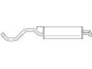 SIGAM 10615 galinis duslintuvas 
 Išmetimo sistema -> Duslintuvas
1J6253609C, 1J6253609AA, 1J6253609C