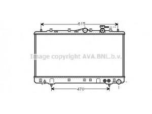 AVA QUALITY COOLING HY2056 radiatorius, variklio aušinimas 
 Aušinimo sistema -> Radiatorius/alyvos aušintuvas -> Radiatorius/dalys
2531034000