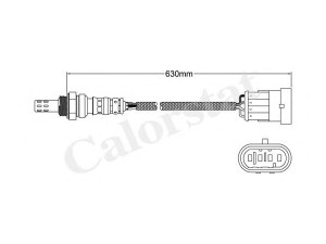 CALORSTAT by Vernet LS140094 lambda jutiklis 
 Variklis -> Variklio elektra
46481458, 46521170, 46750249, 46774531