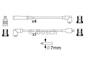 BOSCH 0 986 356 702 uždegimo laido komplektas 
 Kibirkšties / kaitinamasis uždegimas -> Uždegimo laidai/jungtys
22450 36A25