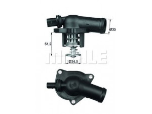 MAHLE ORIGINAL TI 17 109 termostatas, aušinimo skystis 
 Aušinimo sistema -> Termostatas/tarpiklis -> Thermostat
032 121 121 M, 032 121 121 N