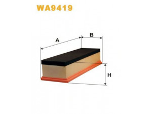 WIX FILTERS WA9419 oro filtras 
 Techninės priežiūros dalys -> Techninės priežiūros intervalai