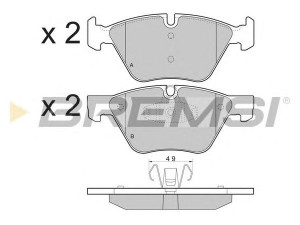 BREMSI BP3479 stabdžių trinkelių rinkinys, diskinis stabdys
34112288856, 34112288857, 34116763617