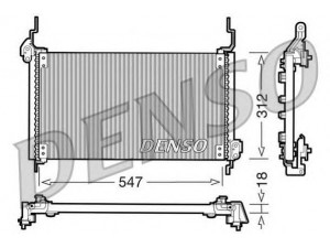 DENSO DCN09015 kondensatorius, oro kondicionierius 
 Oro kondicionavimas -> Kondensatorius
46532988