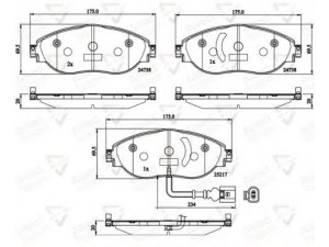 COMLINE ADB12201 stabdžių trinkelių rinkinys, diskinis stabdys 
 Techninės priežiūros dalys -> Papildomas remontas
3C0698151H, 8V0698151C, 3C0698151E