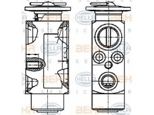 HELLA 8UW 351 239-011 išsiplėtimo vožtuvas, oro kondicionavimas 
 Oro kondicionavimas -> Vožtuvai
928.573.123.05, 46 35 199, 50 45 16