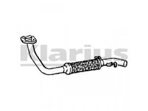 KLARIUS 120068 išleidimo kolektorius 
 Išmetimo sistema -> Išmetimo vamzdžiai
854018, 90298233, 90399014, 854018