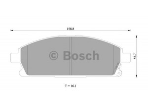 BOSCH 0 986 505 671 stabdžių trinkelių rinkinys, diskinis stabdys 
 Techninės priežiūros dalys -> Papildomas remontas
41060 CK025, 41060 CN000, 41060 CN085