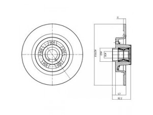 DELPHI BG9027RS stabdžių diskas 
 Stabdžių sistema -> Diskinis stabdys -> Stabdžių diskas
7701 206 924