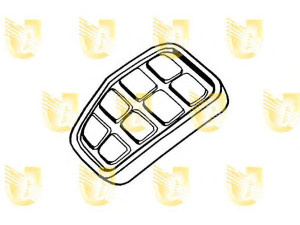 UNIGOM 155032 pedalo antdėklas, stabdžių pedalas 
 Vidaus įranga -> Rankinės/kojinės svirties sistema
321721173, 7212341, 321721173, 321721173