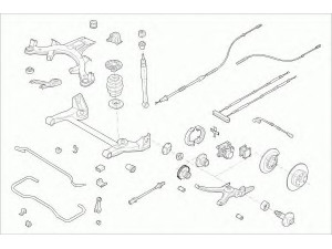 LEMFÖRDER OPEL-VECTR-RL009 vairavimo mechanizmas; rato pakaba 
 Ašies montavimas/vairavimo mechanizmas/ratai -> Prekių paieška pagal schemą