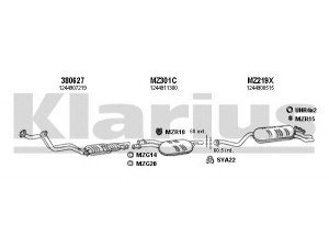 KLARIUS 600251U išmetimo sistema