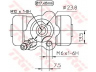 TRW BWA155 rato stabdžių cilindras 
 Stabdžių sistema -> Ratų cilindrai
47550B1010, 47550B1010000, 47550B1010
