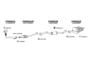VENEPORTE 600102 išmetimo sistema 
 Išmetimo sistema -> Išmetimo sistema, visa