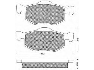 BSF 10702 stabdžių trinkelių rinkinys, diskinis stabdys 
 Techninės priežiūros dalys -> Papildomas remontas
4096346, 4099896, 4547849, 4588141