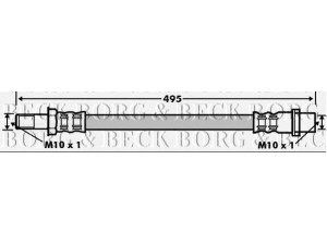 BORG & BECK BBH7493 stabdžių žarnelė 
 Stabdžių sistema -> Stabdžių žarnelės
1694280035