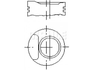 MAHLE ORIGINAL SS0700680 stūmoklis