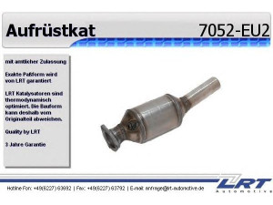 LRT 7052-EU2 konversijos katalizatorius 
 Išmetimo sistema -> Euro1-/Euro2-/D3 konvertavimas
1H0.131.701 M, 1H0.131.701 MX, 1H0.131.701 N
