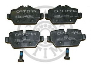 OPTIMAL 12236 stabdžių trinkelių rinkinys, diskinis stabdys 
 Techninės priežiūros dalys -> Papildomas remontas
34 21 6 788 183, 34216767145, 34216767146