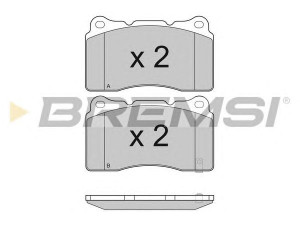 BREMSI BP3157 stabdžių trinkelių rinkinys, diskinis stabdys 
 Techninės priežiūros dalys -> Papildomas remontas
68232820AA, 4605A049, 4605A572