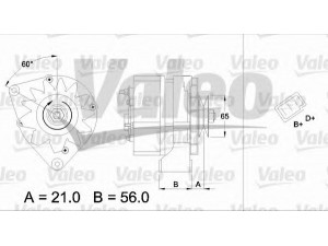VALEO 436556 kintamosios srovės generatorius 
 Elektros įranga -> Kint. sr. generatorius/dalys -> Kintamosios srovės generatorius
0060504419, 549399, 60504419, 60537889
