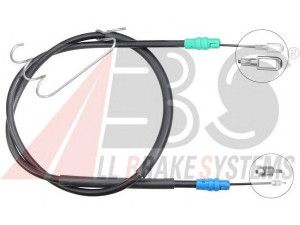 A.B.S. K13853 trosas, stovėjimo stabdys 
 Stabdžių sistema -> Valdymo svirtys/trosai
1371467, 1388279, 1734692, 6C112A809AB