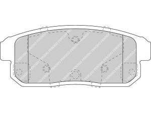 FERODO FDB1759 stabdžių trinkelių rinkinys, diskinis stabdys 
 Techninės priežiūros dalys -> Papildomas remontas
F1Y02648Z, F1Y12643Z, F1YA2643Z