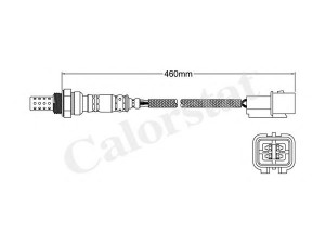 CALORSTAT by Vernet LS140658 lambda jutiklis 
 Variklis -> Variklio elektra
1588A046, 1588A206, 1588A207, MN163400
