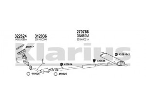 KLARIUS 270591E išmetimo sistema